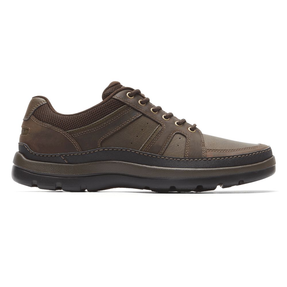 Sneakers Rockport Uomo - Get Your Kicks Mudguard Blucher - Marroni Scuro - QFKSNZV-18